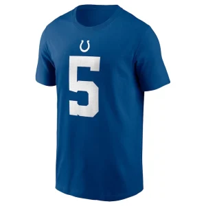 Anthony richardson indianapolis colts nike player name number t shirt Royal M