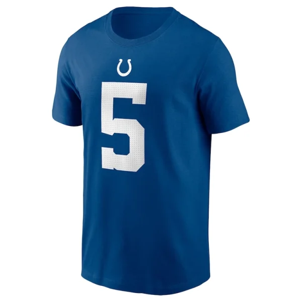 Anthony richardson indianapolis colts nike player name number t shirt Royal M
