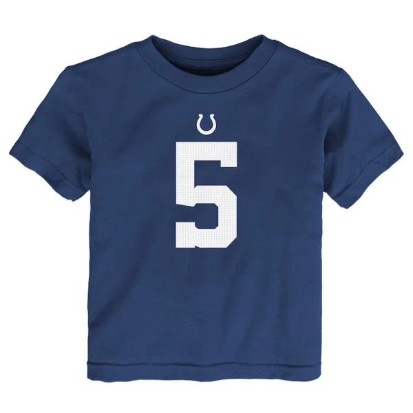 Anthony richardson indianapolis colts nike toddler player name number t shirt Royal 3T