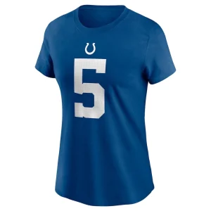 Anthony richardson indianapolis colts nike womens player name number t shirt Royal M