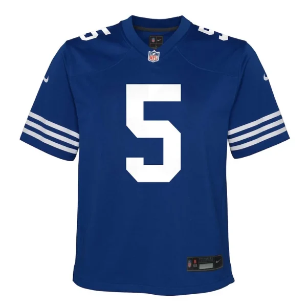 Anthony richardson indianapolis colts nike youth alternate player game jersey Royal Yth M