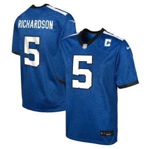 Anthony richardson indianapolis colts nike youth game jersey Royal