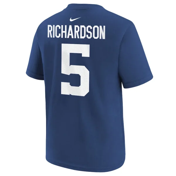 Anthony richardson indianapolis colts nike youth player name number t shirt Royal 7