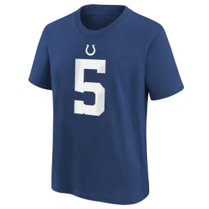 Anthony richardson sr. indianapolis colts nike youth player name number t shirt Royal Yth M