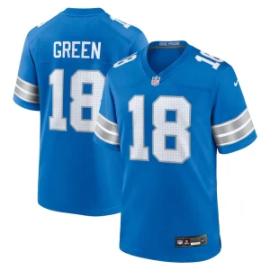 Antoine green detroit lions nike team game jersey Blue