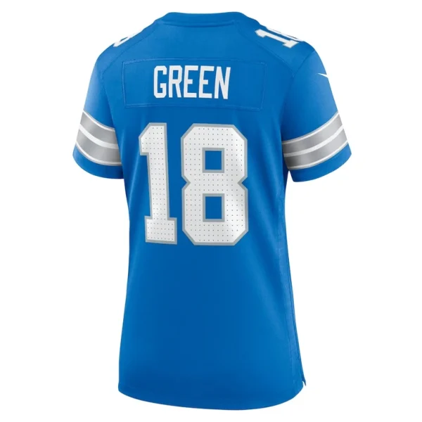 Antoine green detroit lions nike womens team game jersey Blue L
