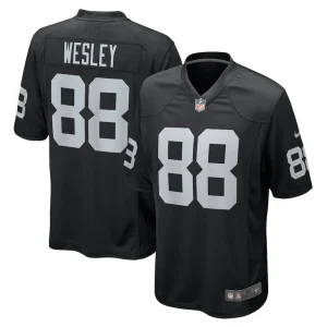Antoine wesley las vegas raiders nike team game jersey Black