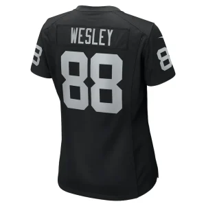 Antoine wesley las vegas raiders nike womens team game jersey Black L