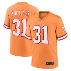 Antoine winfield jr. tampa bay buccaneers nike throwback game jersey Orange