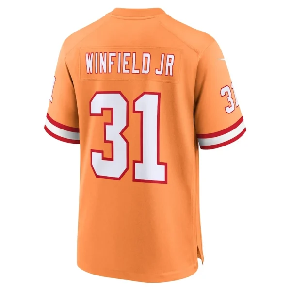 Antoine winfield jr. tampa bay buccaneers nike throwback game jersey Orange L