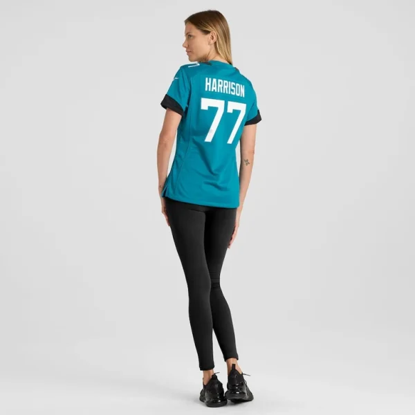 Anton harrison jacksonville jaguars nike womens team game jersey Teal 2XL