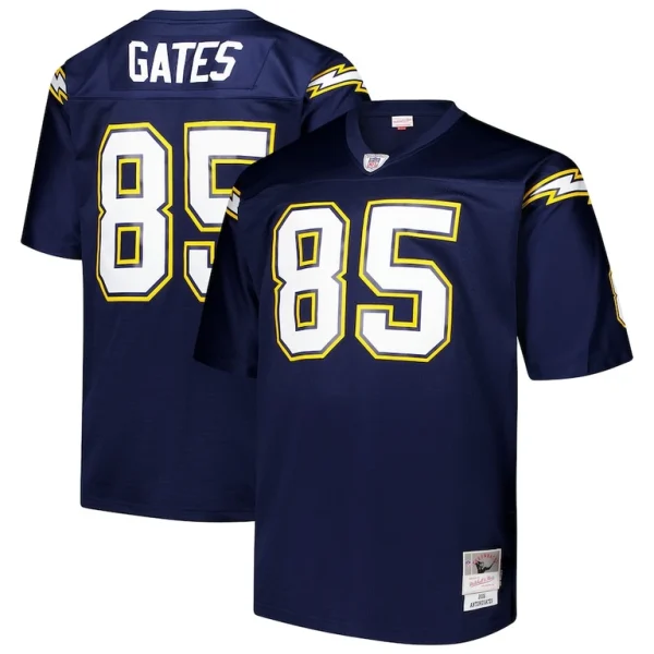 Antonio gates los angeles chargers mitchell ness big tall 2006 team legacy retired player jersey Navy