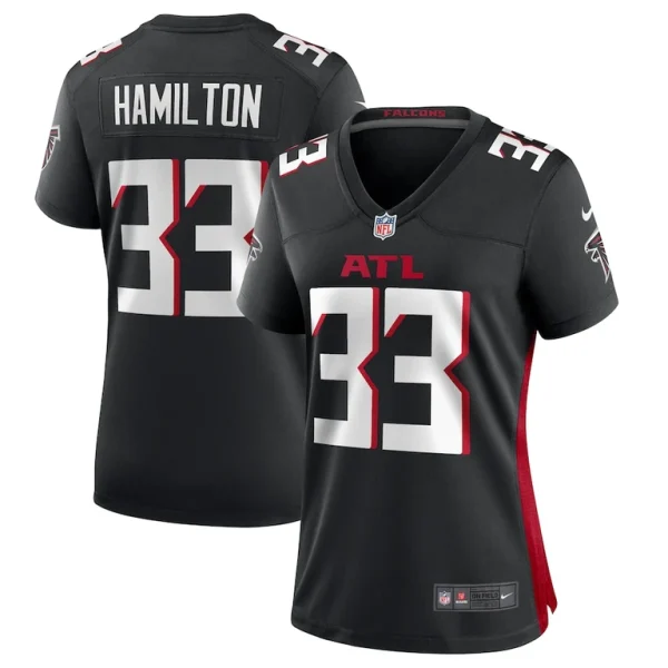 Antonio hamilton atlanta falcons nike womens game jersey Black