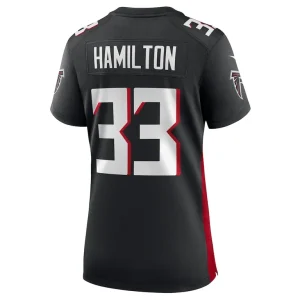 Antonio hamilton atlanta falcons nike womens game jersey Black L