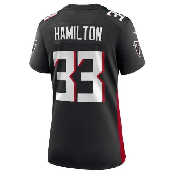 Antonio hamilton atlanta falcons nike womens game jersey Black L