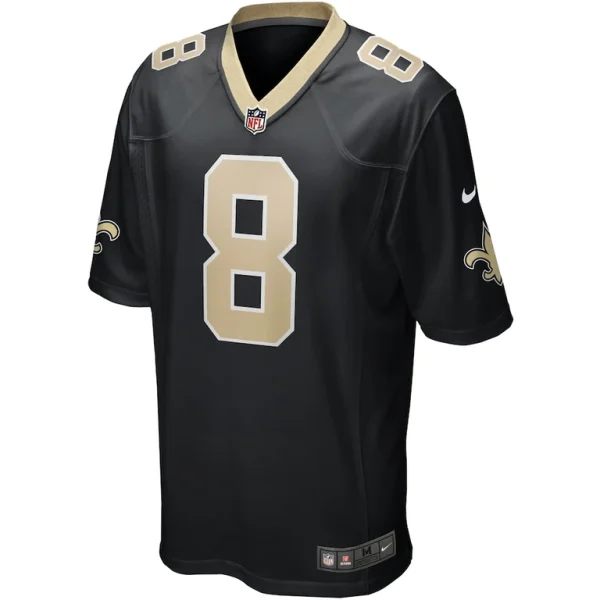 Archie manning new orleans saints nike game retired player jersey Black M