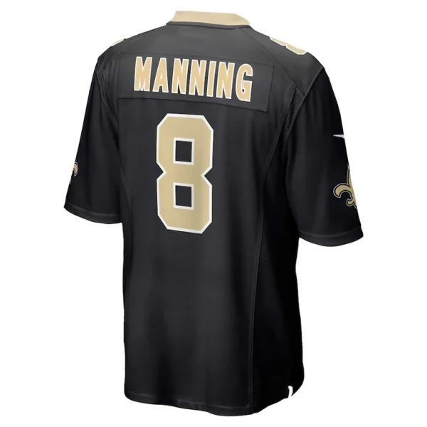Archie manning new orleans saints nike retired player game jersey Black L