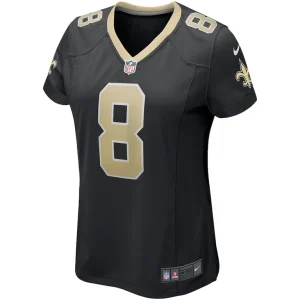 Archie manning new orleans saints nike womens game retired player jersey Black M