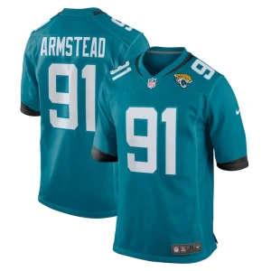 Arik armstead jacksonville jaguars nike team game jersey Teal