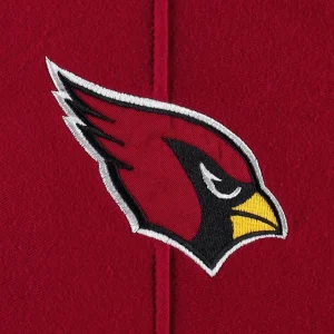 Arizona cardinals 47 gridiron lace up pullover hoodie Heather gray XL