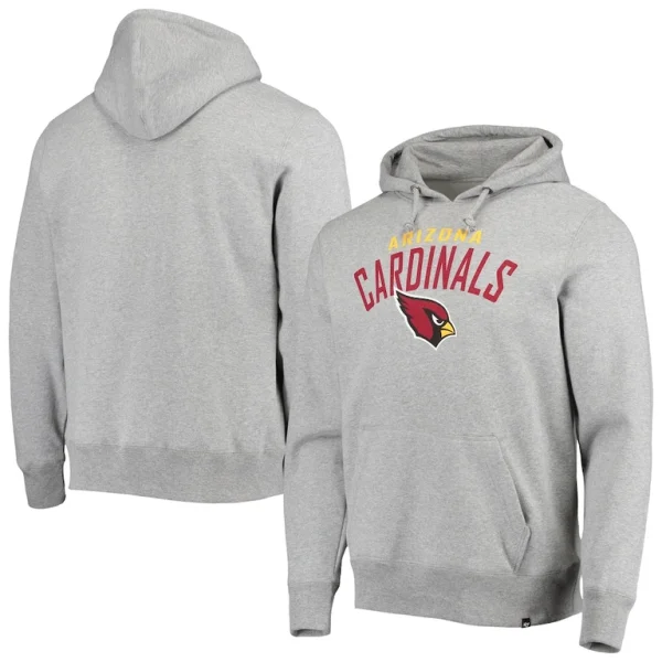 Arizona cardinals 47 outrush headline pullover hoodie Heathered gray