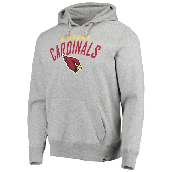 Arizona cardinals 47 outrush headline pullover hoodie Heathered gray M