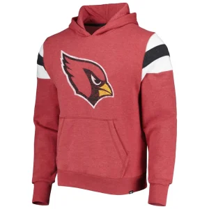 Arizona cardinals 47 premier nico pullover hoodie Heathered cardinal M