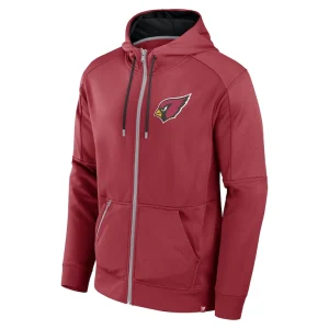 Arizona cardinals achopeca defender full zip hoodie cardinal Cardinal M