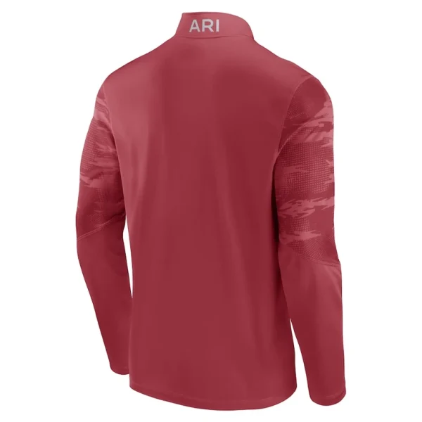 Arizona cardinals achopeca defender quarter zip sweatshirt cardinal Cardinal L