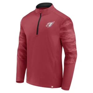 Arizona cardinals achopeca defender quarter zip sweatshirt cardinal Cardinal M