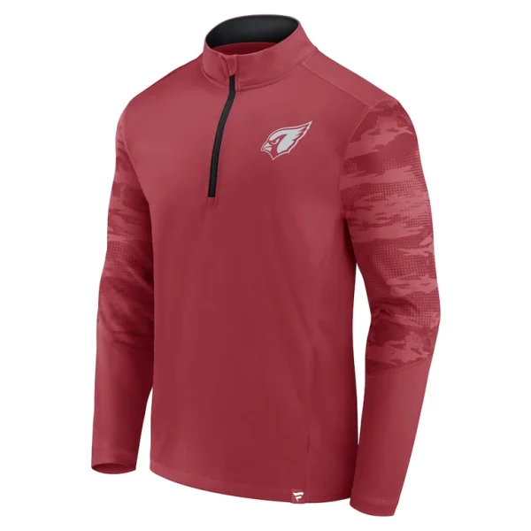 Arizona cardinals achopeca defender quarter zip sweatshirt cardinal Cardinal M