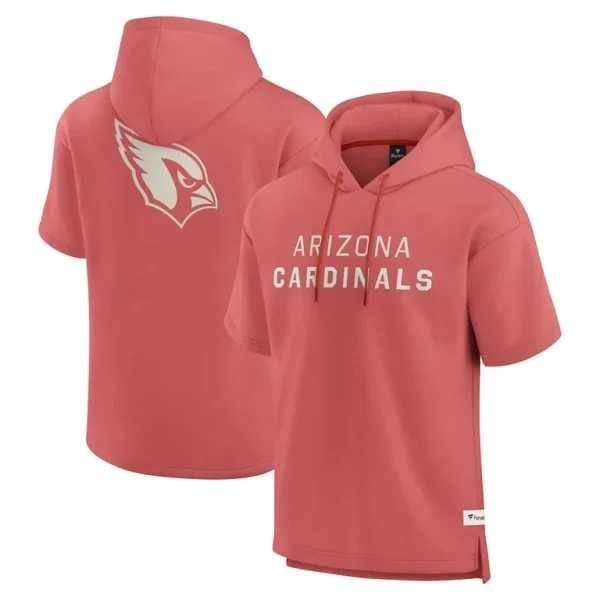 Arizona cardinals achopeca elements future ground lettering short sleeve pullover hoodie Red