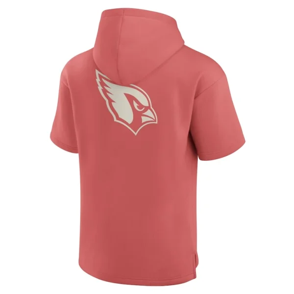 Arizona cardinals achopeca elements future ground lettering short sleeve pullover hoodie Red M