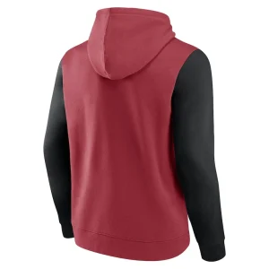 Arizona cardinals achopeca extra point pullover hoodie cardinal Cardinal L