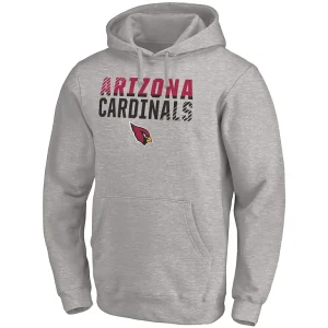 Arizona cardinals achopeca fade out fitted pullover hoodie Heather gray M