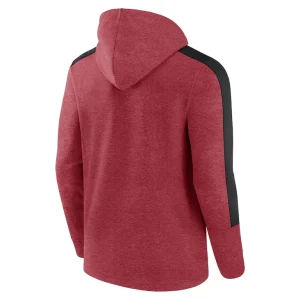 Arizona cardinals achopeca gains full zip hoodie Heather cardinal L