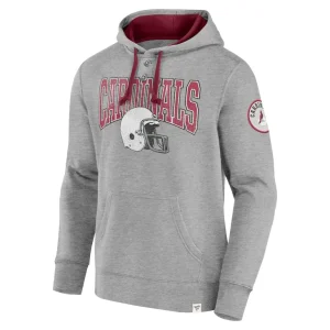 Arizona cardinals achopeca label maker pullover hoodie Heather gray M