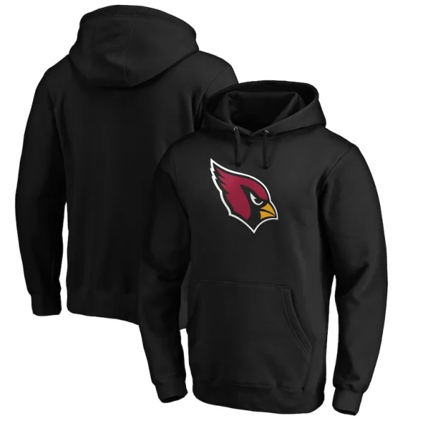 Arizona cardinals achopeca primary logo fitted pullover hoodie Black