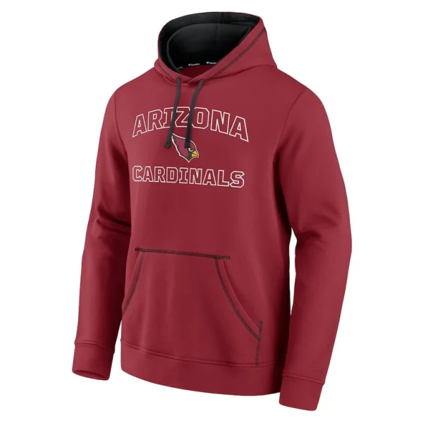 Arizona cardinals achopeca tiebreaker pullover hoodie cardinal Cardinal M