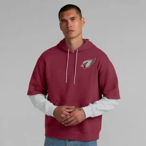 Arizona cardinals achopeca unisex sleek elements pullover hoodie cardinal Cardinal L