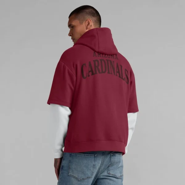 Arizona cardinals achopeca unisex sleek elements pullover hoodie cardinal Cardinal XL