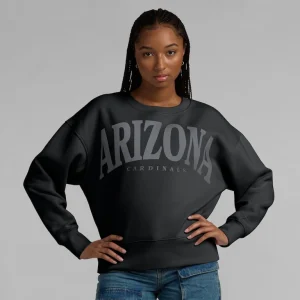 Arizona cardinals achopeca womens elements pullover sweatshirt Black L