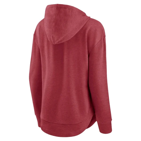 Arizona cardinals achopeca womens set to fly pullover hoodie Heather cardinal M