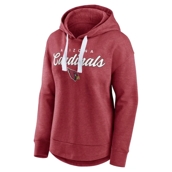 Arizona cardinals achopeca womens set to fly pullover hoodie Heather cardinal S