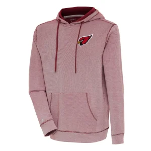 Arizona cardinals antigua axe bunker tri blend pullover hoodie Cardinalwhite