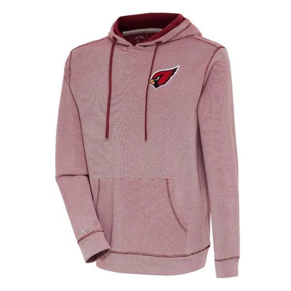 Arizona cardinals antigua axe bunker tri blend pullover hoodie Cardinalwhite