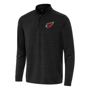 Arizona cardinals antigua bright quarter zip top Heather black