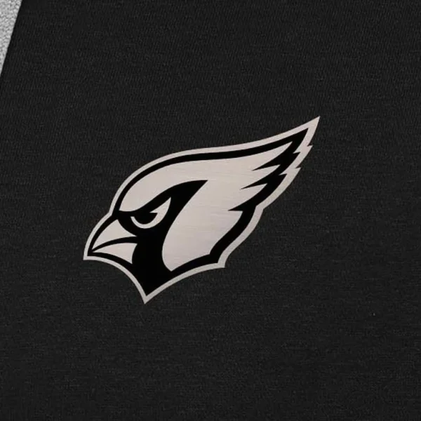 Arizona cardinals antigua brushed carbon victory pullover hoodie Black XL