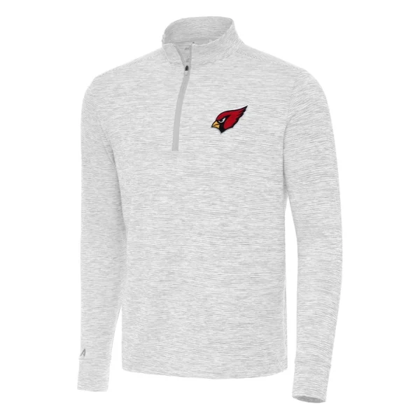 Arizona cardinals antigua cause quarter zip top Gray