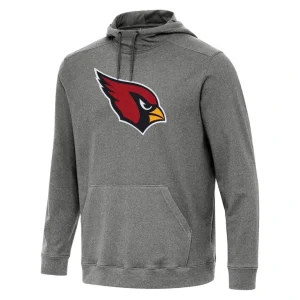 Arizona cardinals antigua cloud pullover hoodie Heather black